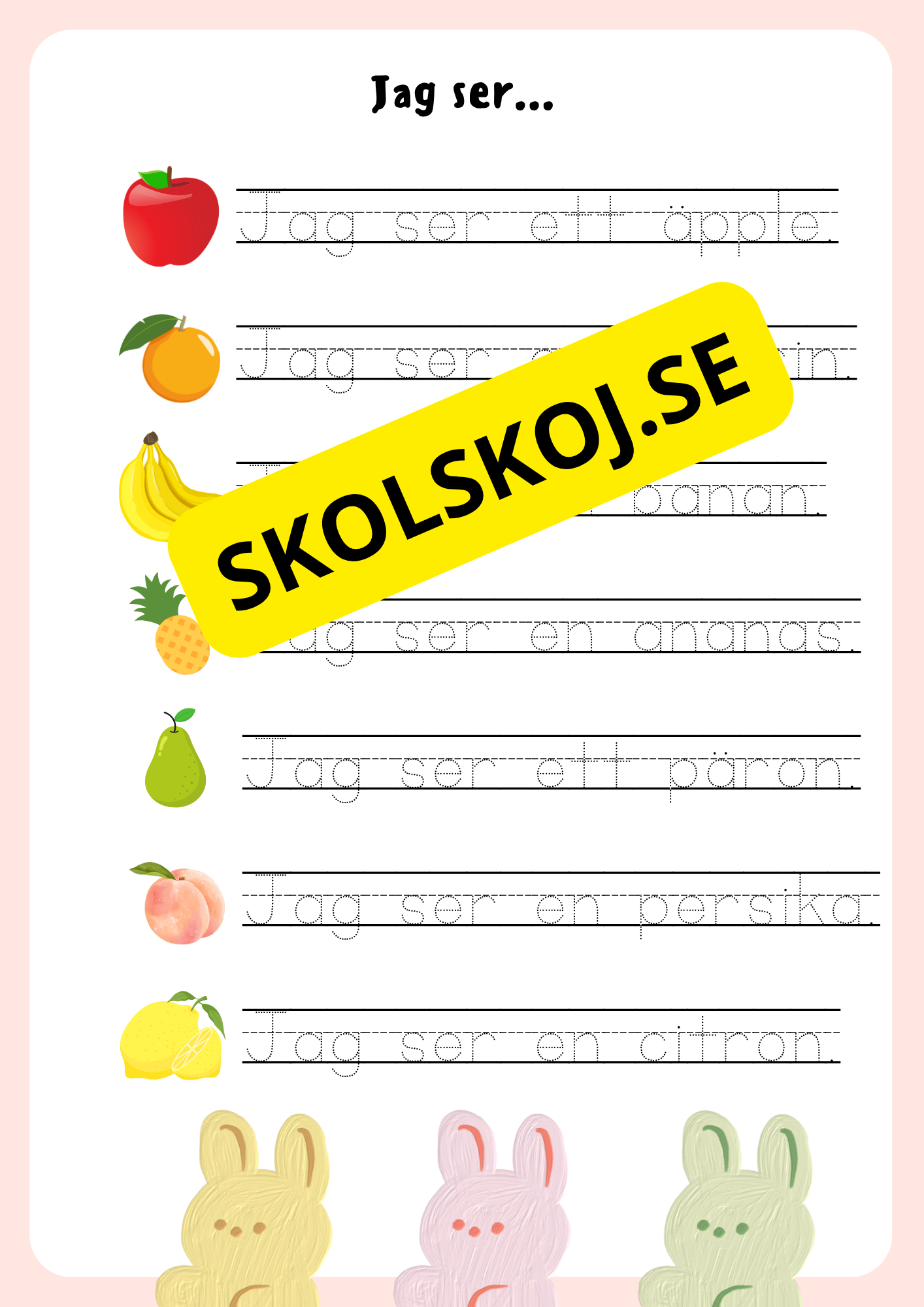 Jag lär mig läsa och skriva