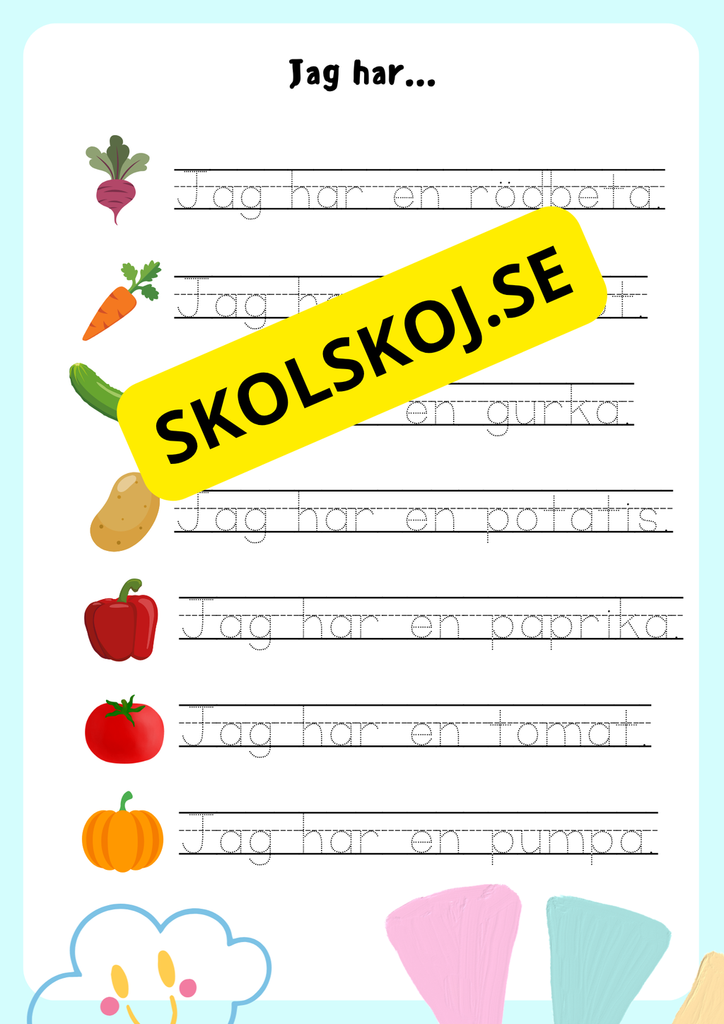 Jag lär mig läsa och skriva