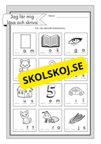Jag lär mig läsa och skriva
