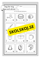 Jag lär mig läsa och skriva