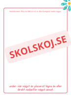 Jag lär mig prepositioner - Häfte
