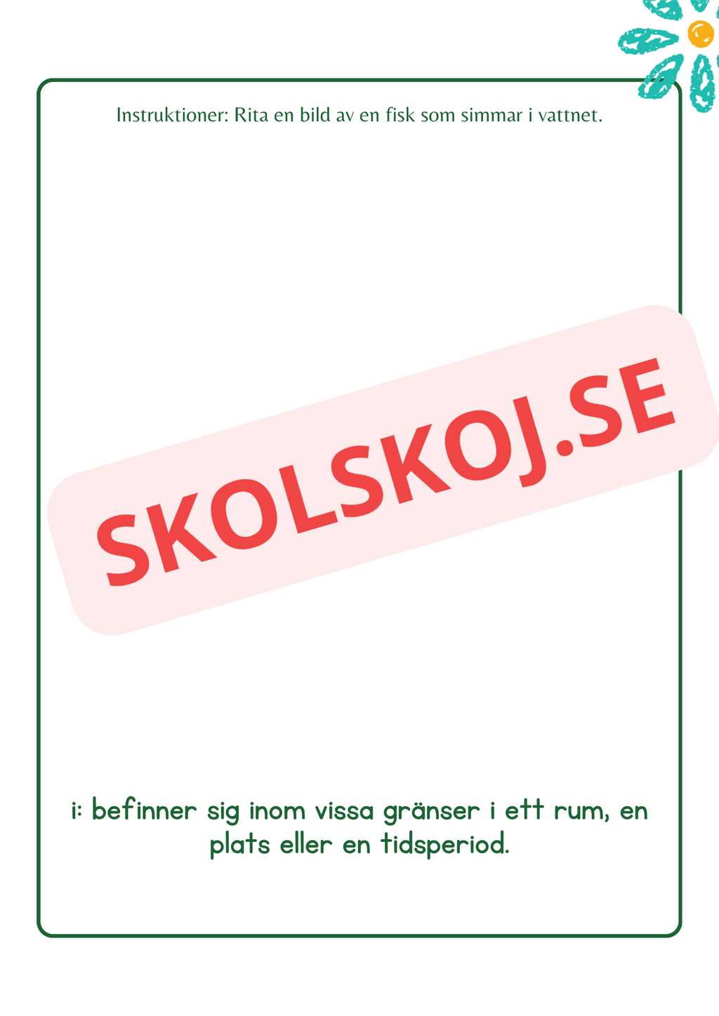 Jag lär mig prepositioner - Häfte