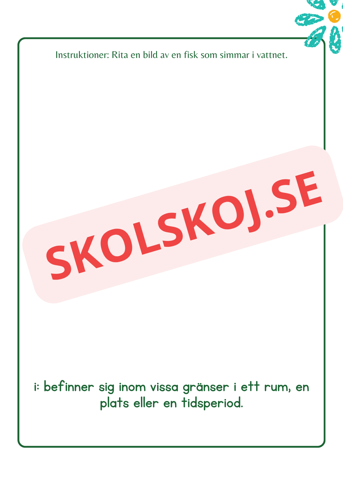 Jag lär mig prepositioner - Häfte