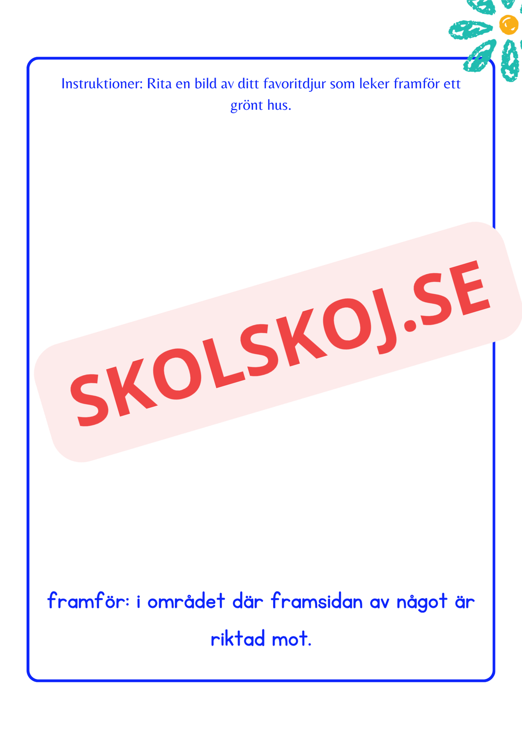 Jag lär mig prepositioner - Häfte