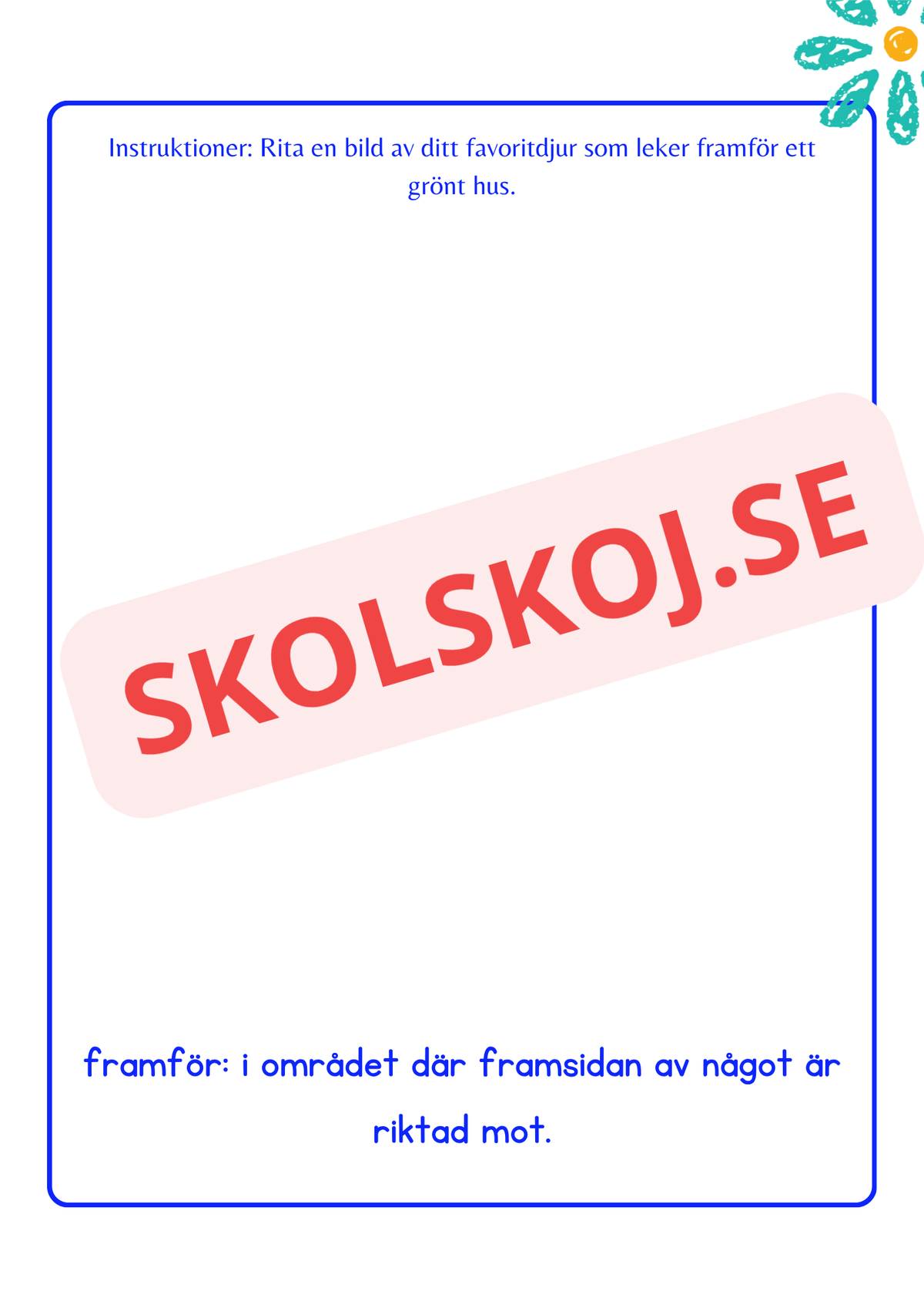 Jag lär mig prepositioner - Häfte