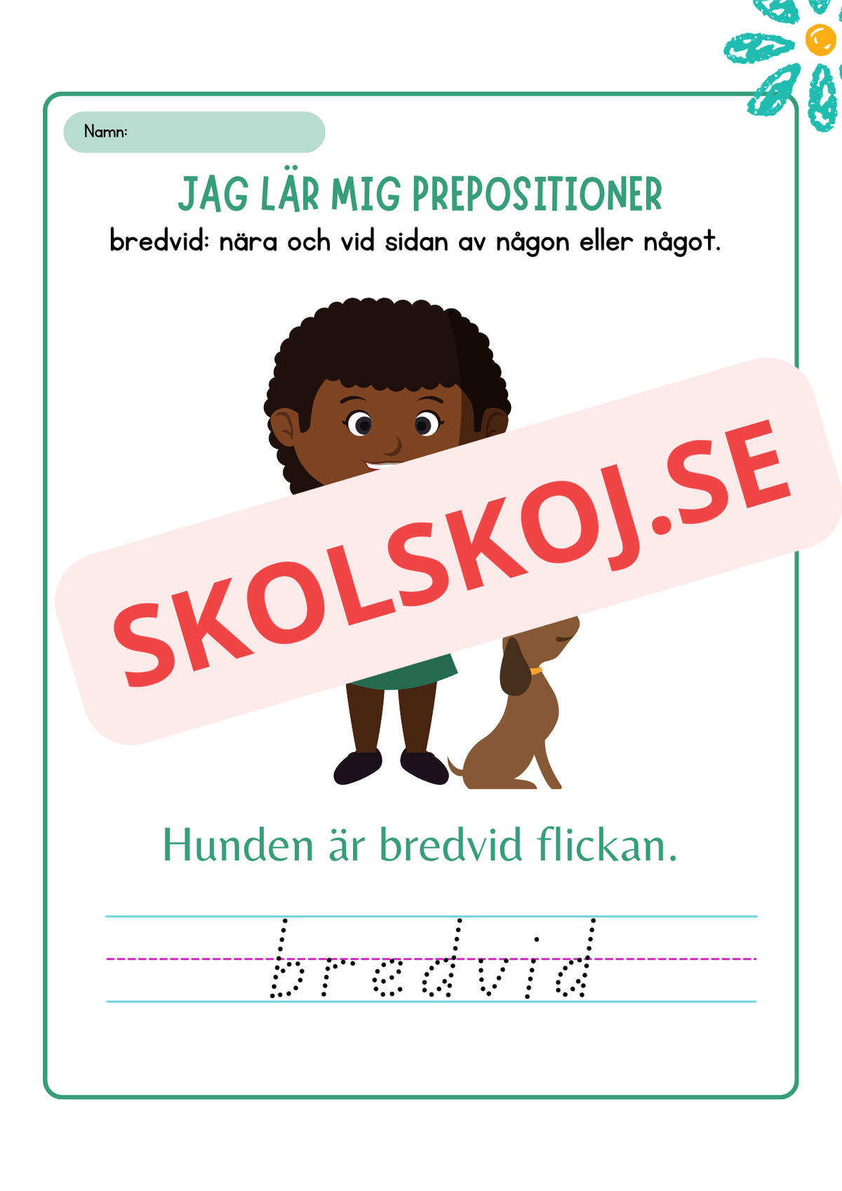 Jag lär mig prepositioner - Häfte