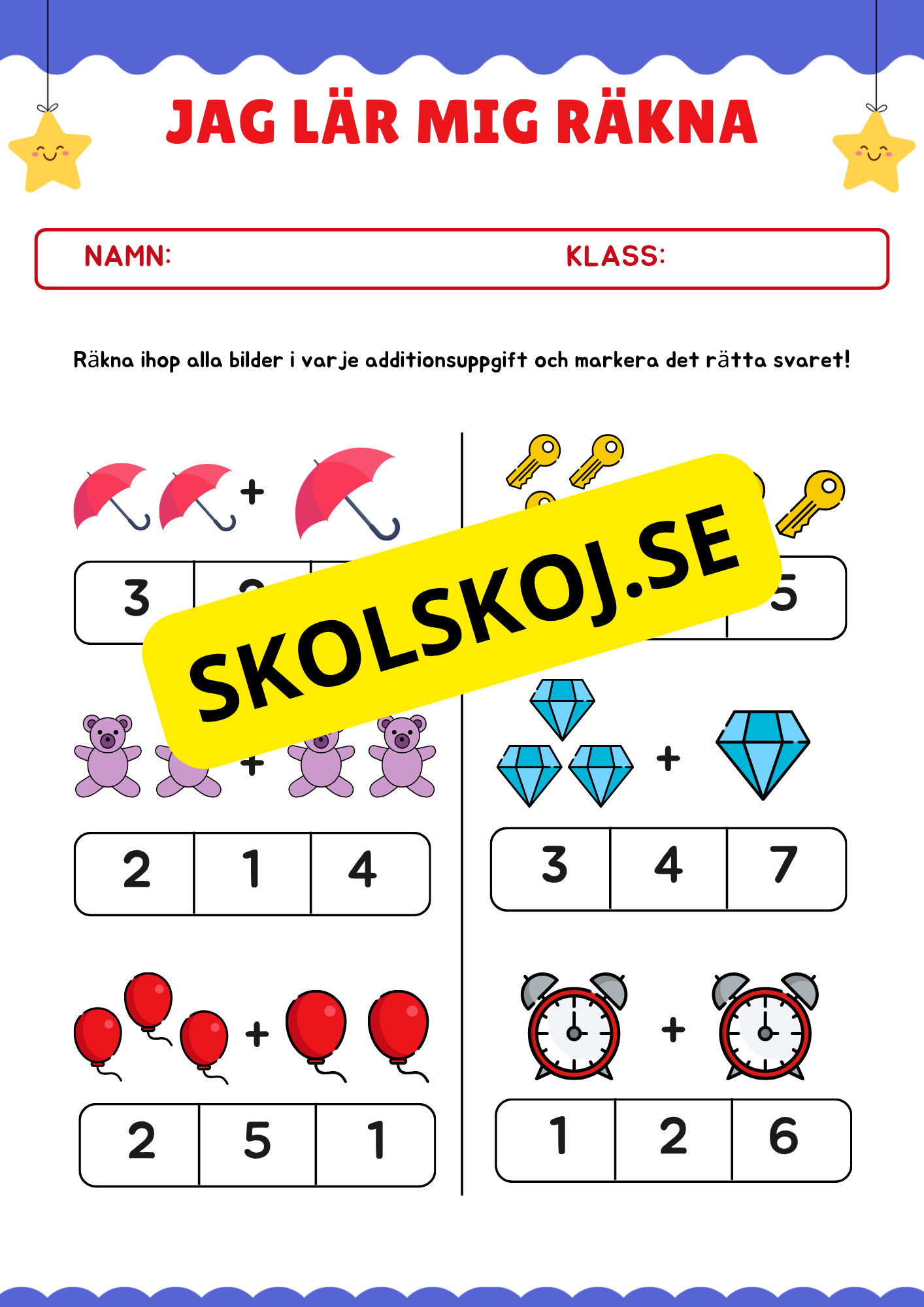 Jag lär mig räkna
