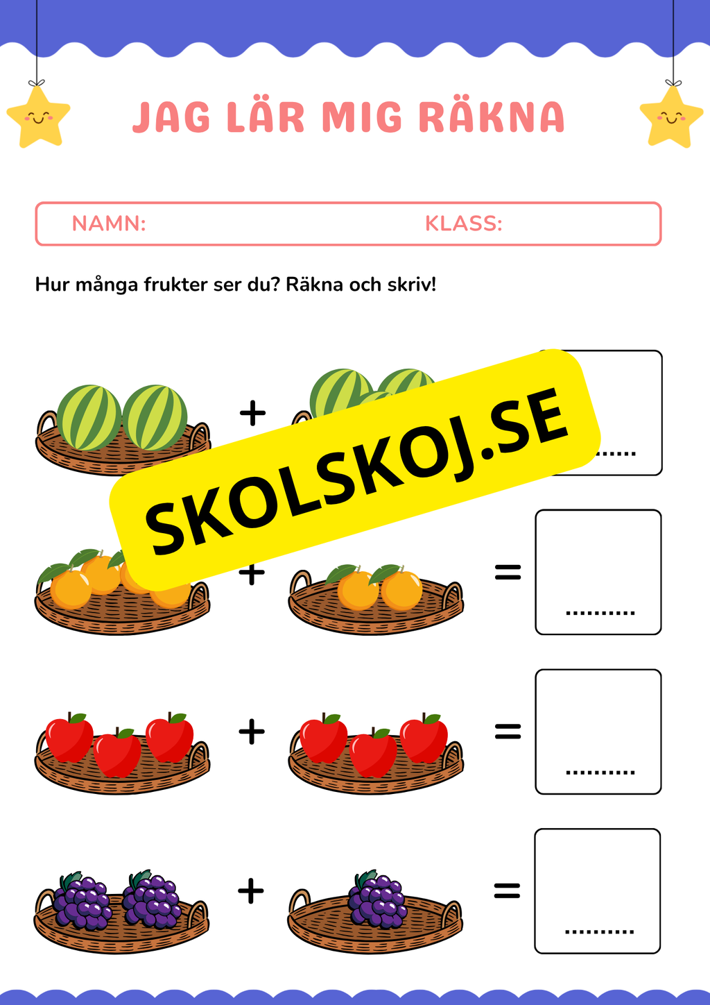 Jag lär mig räkna