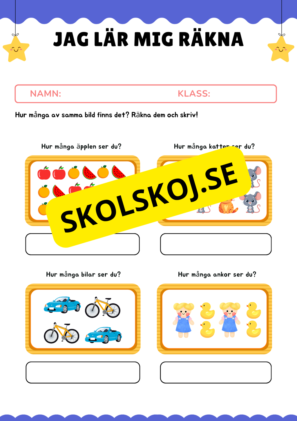 Jag lär mig räkna