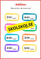 Jag lär mig räkna 0 - 10 - Förskola - Årskurs 1