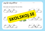 Jag lär mig siffror 0 - 10 - Häfte