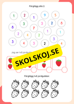 Jag lär mig siffror 1–10