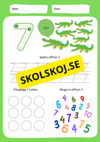 Jag lär mig siffror 1 - 10