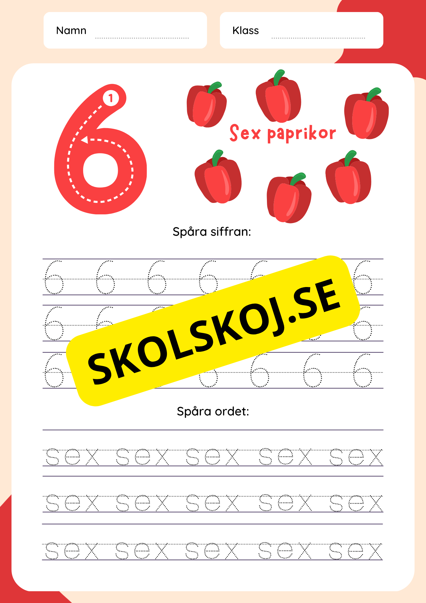Jag lär mig siffror 1–10