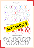 Jag lär mig siffror 1–10