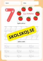 Jag lär mig siffror 1–10