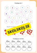 Jag lär mig siffror 1–10