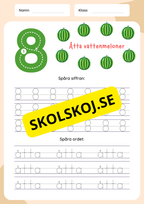 Jag lär mig siffror 1–10