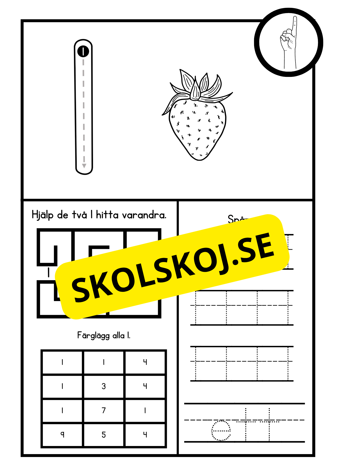 Jag lär mig siffror 1 - 10