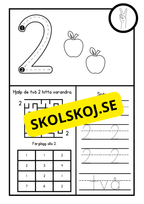 Jag lär mig siffror 1 - 10