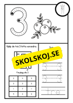 Jag lär mig siffror 1 - 10