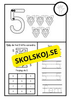 Jag lär mig siffror 1 - 10