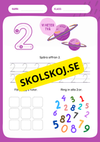 Jag lär mig siffror 1 - 9