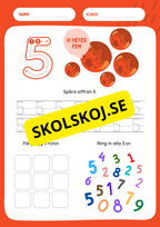 Jag lär mig siffror 1 - 9