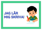 Jag lär mig skriva - A - Ö