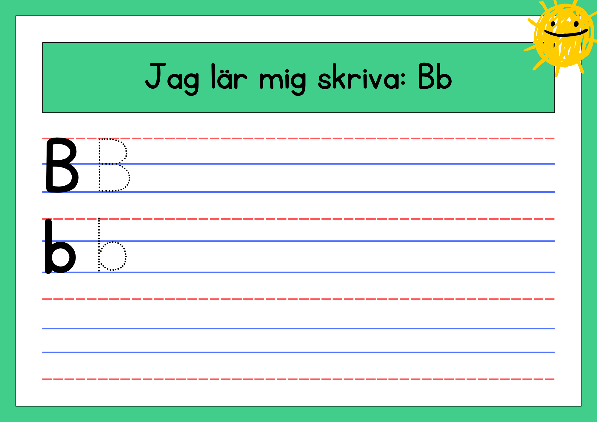 Jag lär mig skriva - A - Ö