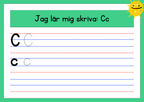 Jag lär mig skriva - A - Ö