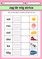 Jag lär mig skriva - Häfte