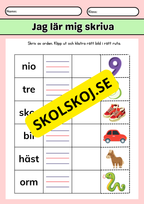 Jag lär mig skriva - Häfte