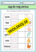 Jag lär mig skriva - Häfte