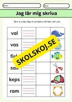 Jag lär mig skriva - Häfte