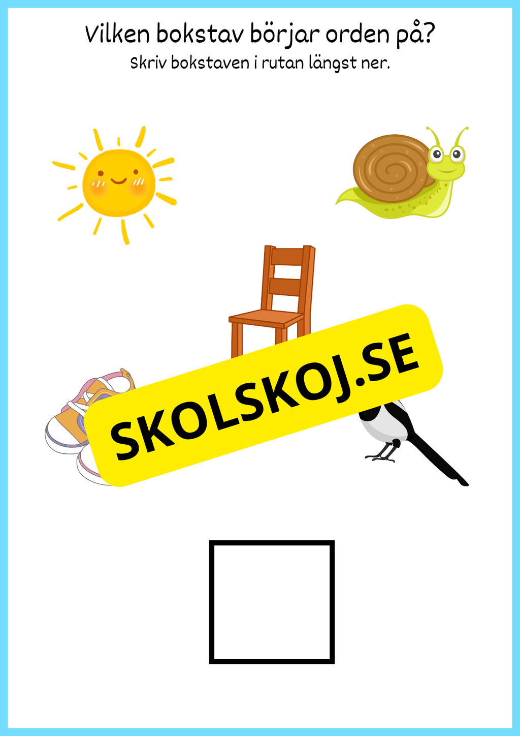 Jag lär mig skriva