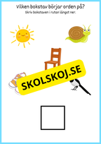 Jag lär mig skriva