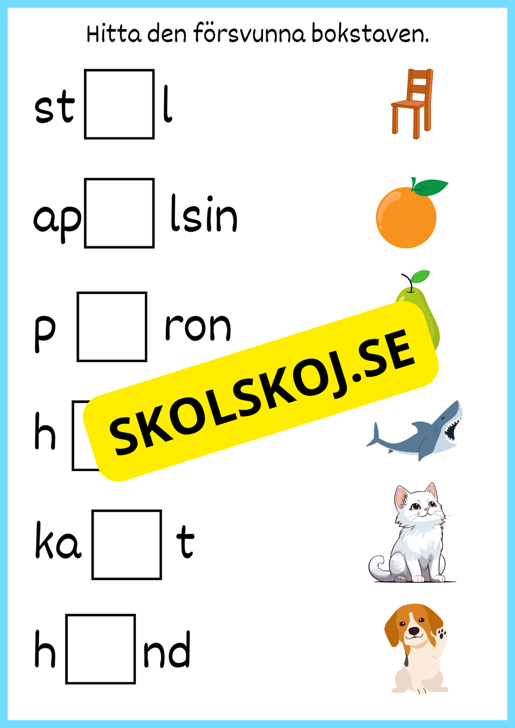 Jag lär mig skriva