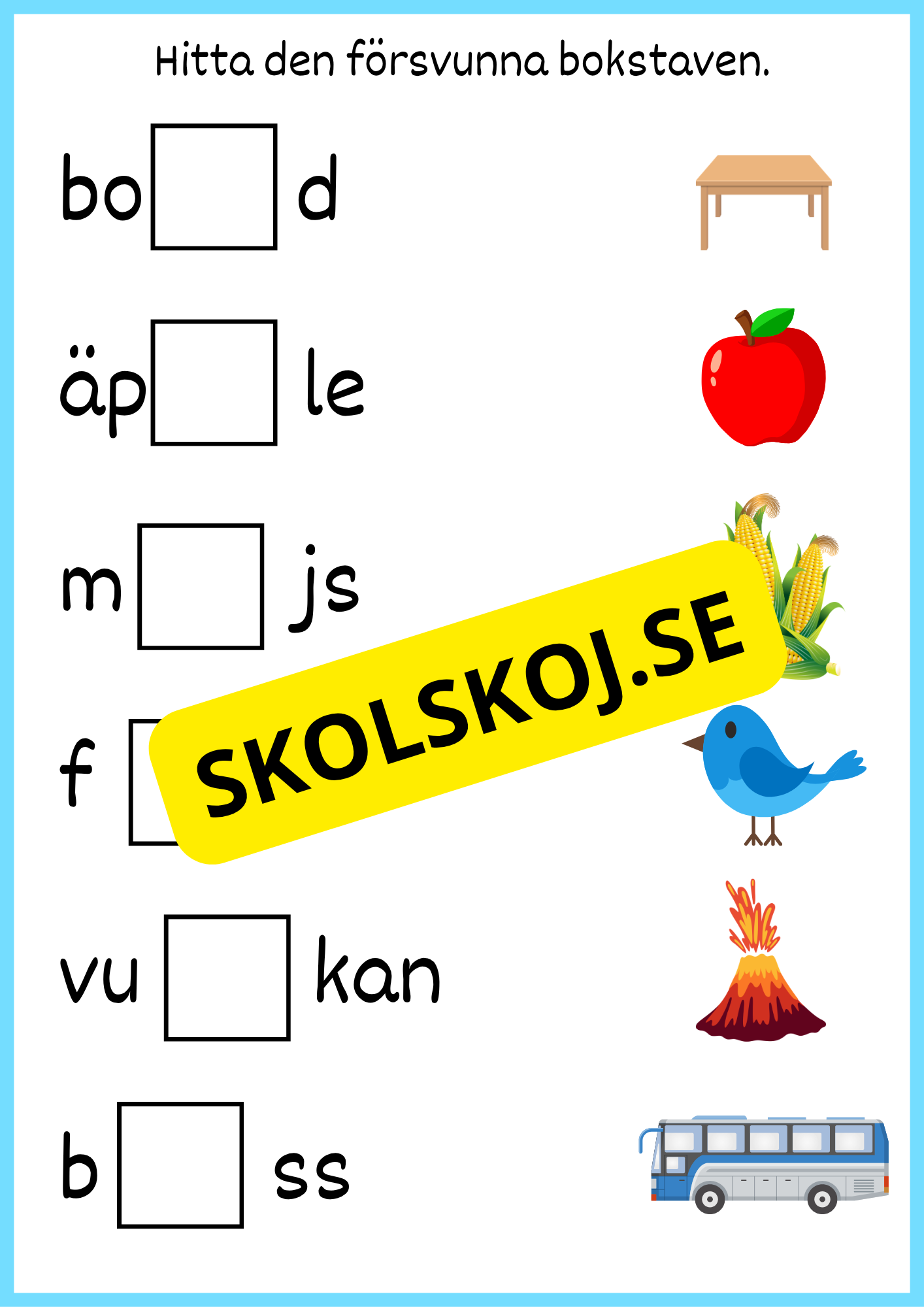 Jag lär mig skriva
