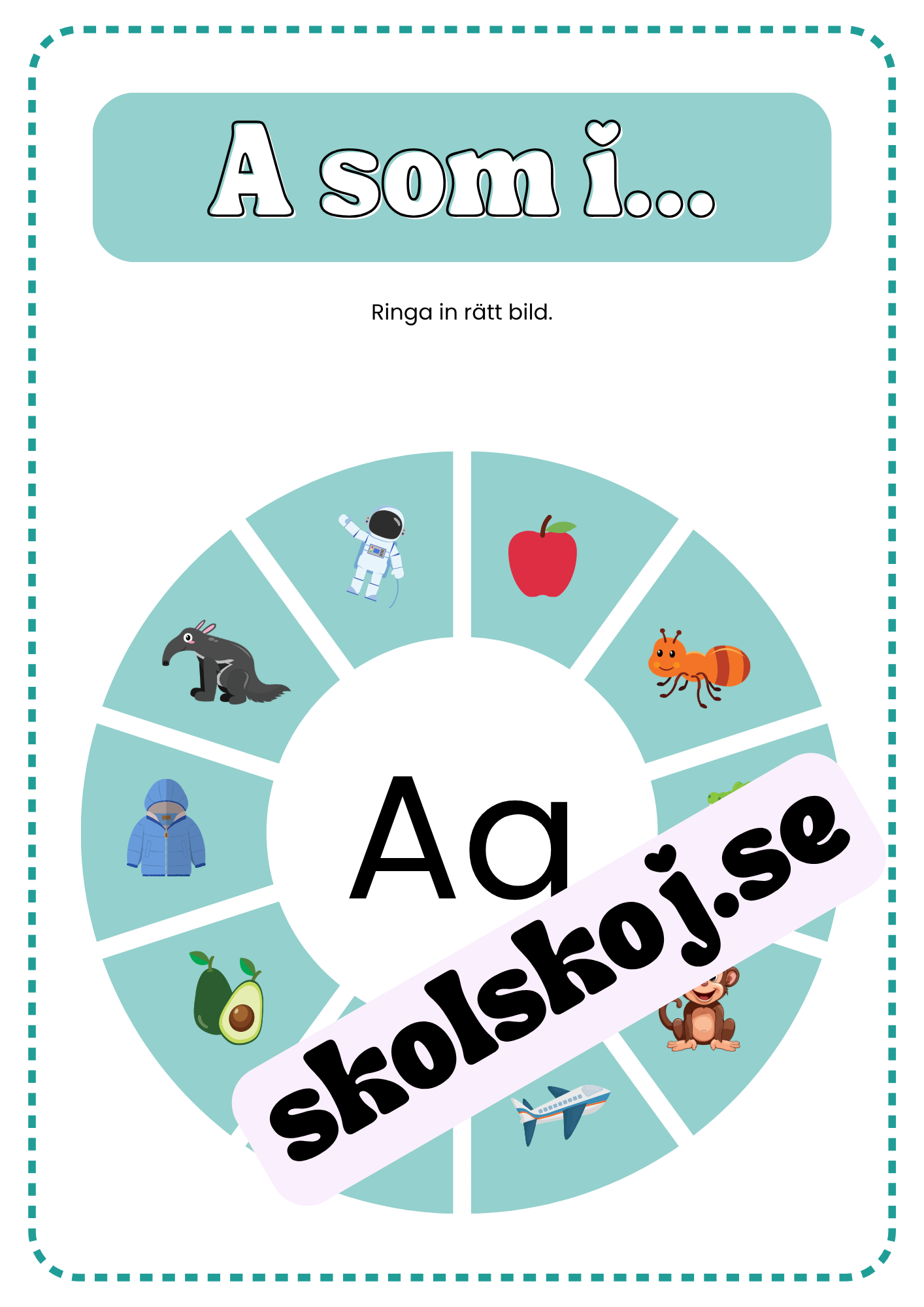 Jag lär mig skriva och läsa