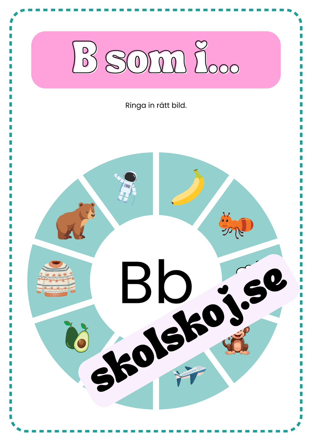 Jag lär mig skriva och läsa