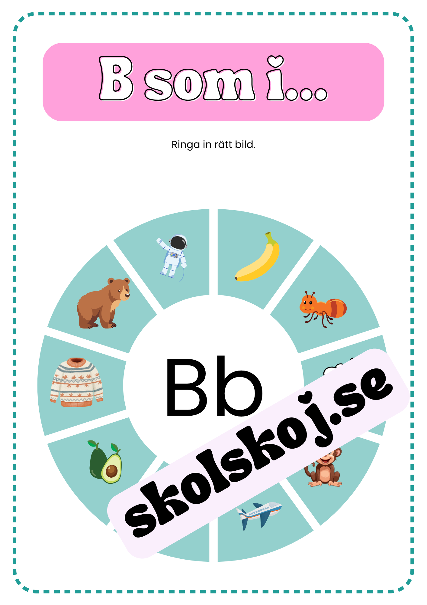 Jag lär mig skriva och läsa