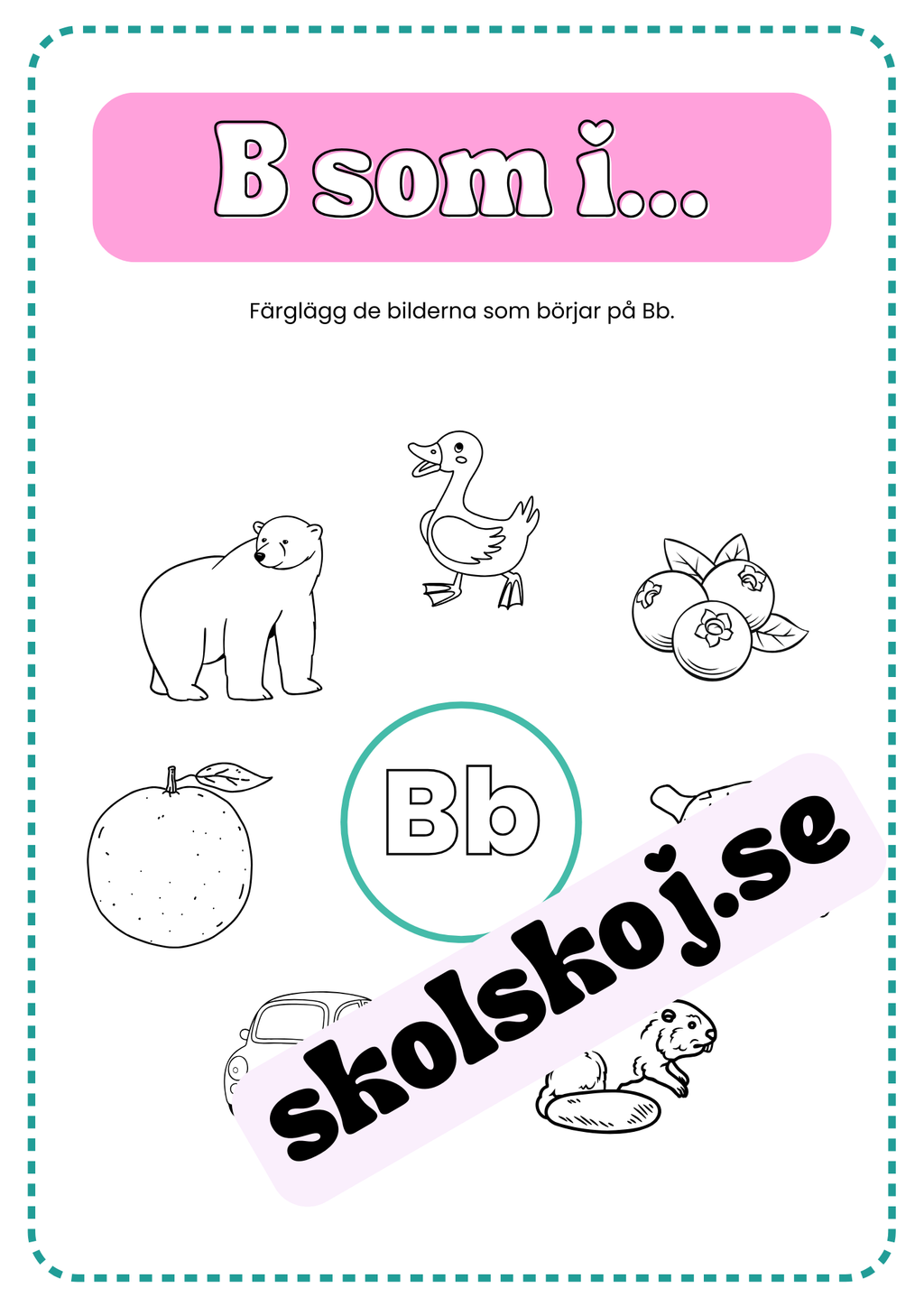 Jag lär mig skriva och läsa