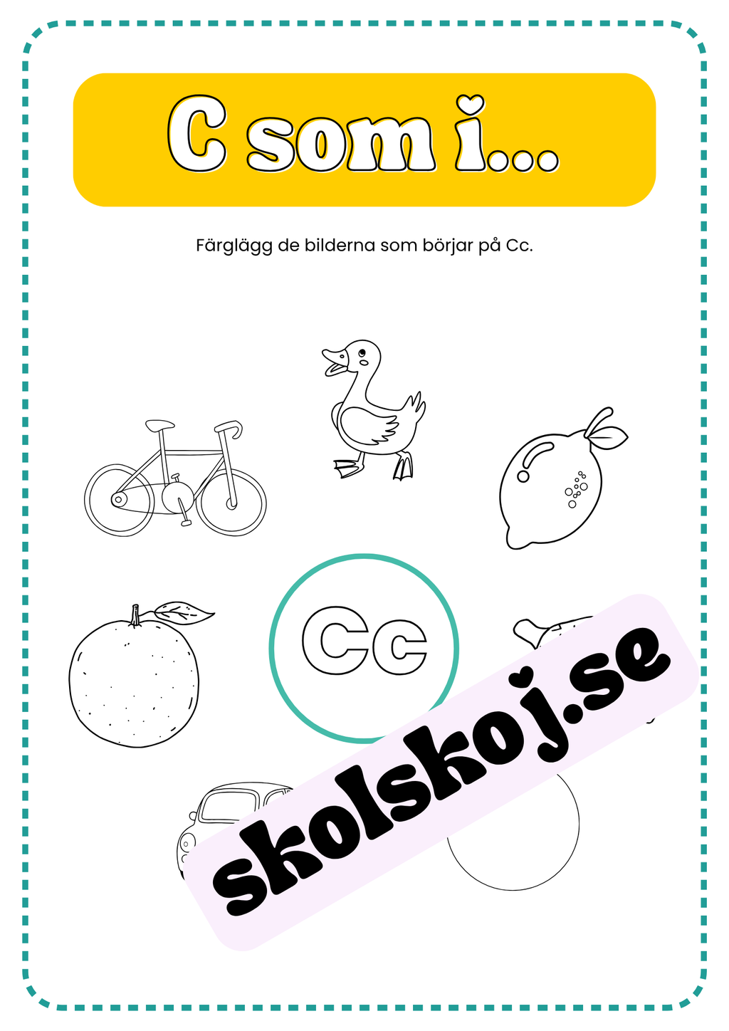 Jag lär mig skriva och läsa