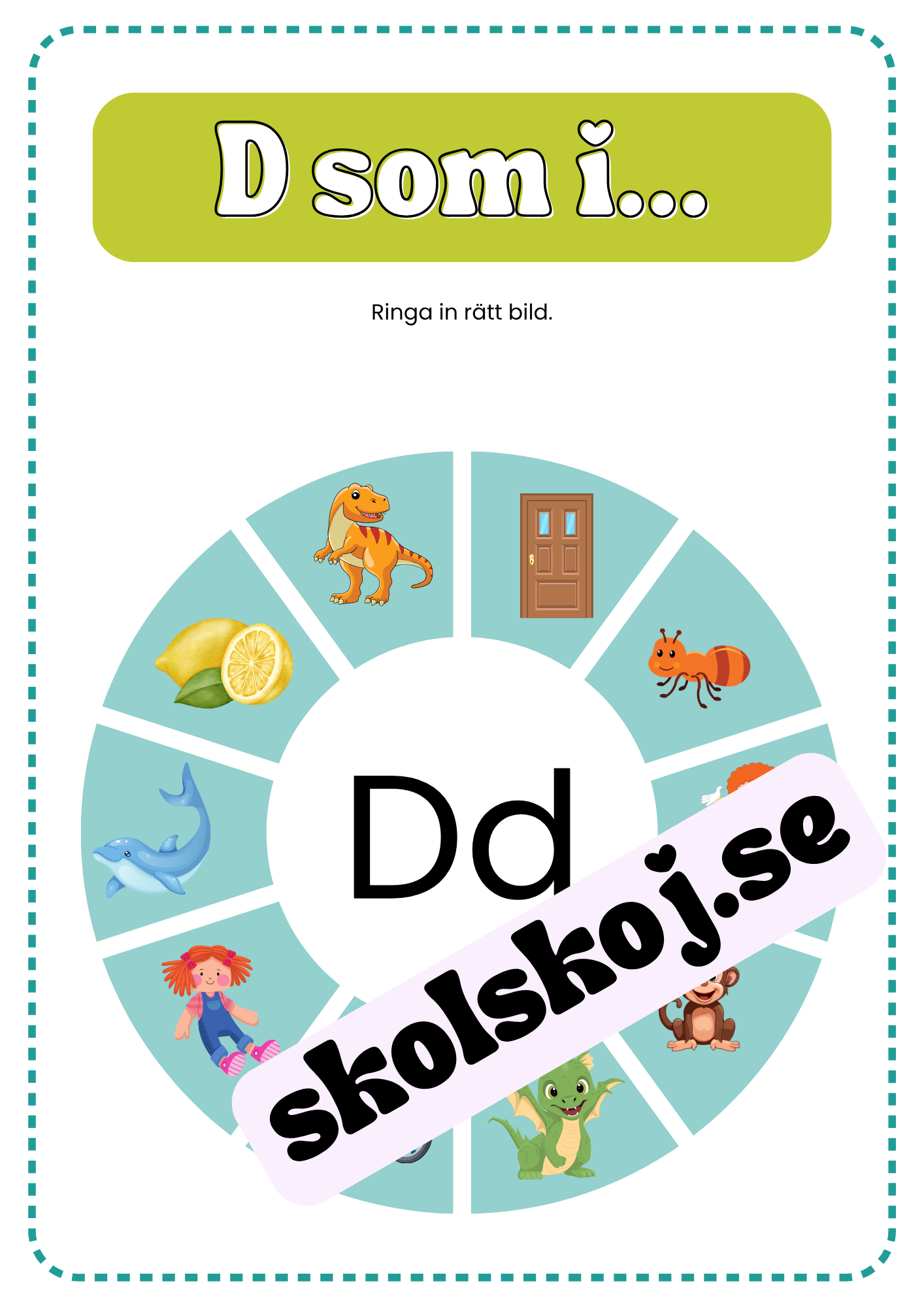 Jag lär mig skriva och läsa
