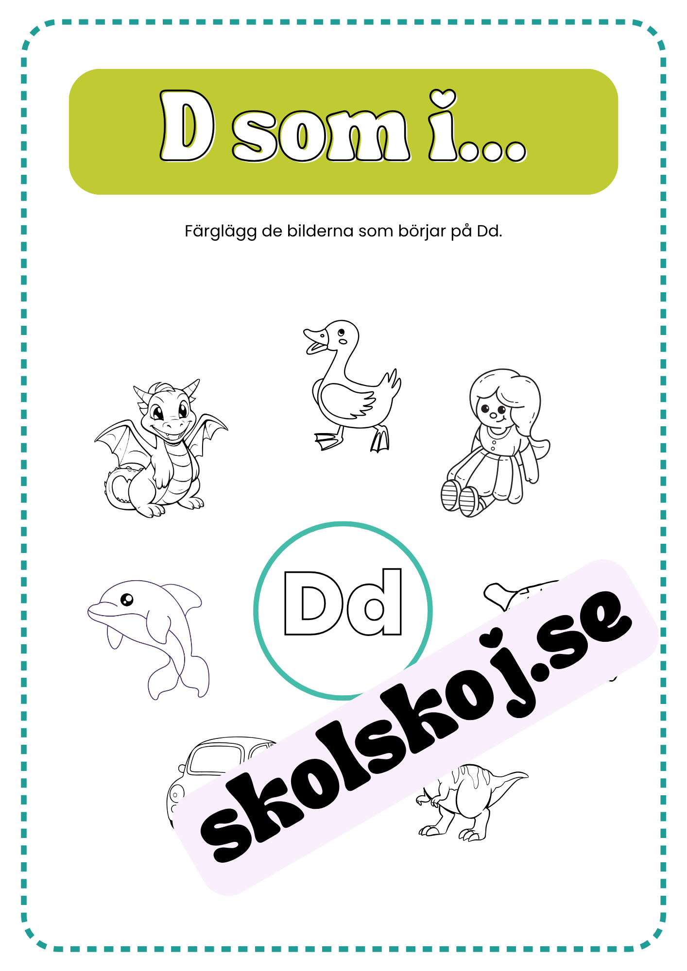 Jag lär mig skriva och läsa