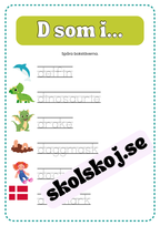 Jag lär mig skriva och läsa