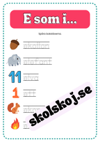 Jag lär mig skriva och läsa