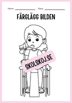 Jag lär mig skriva - Tema personlig hygien (24 sidor)