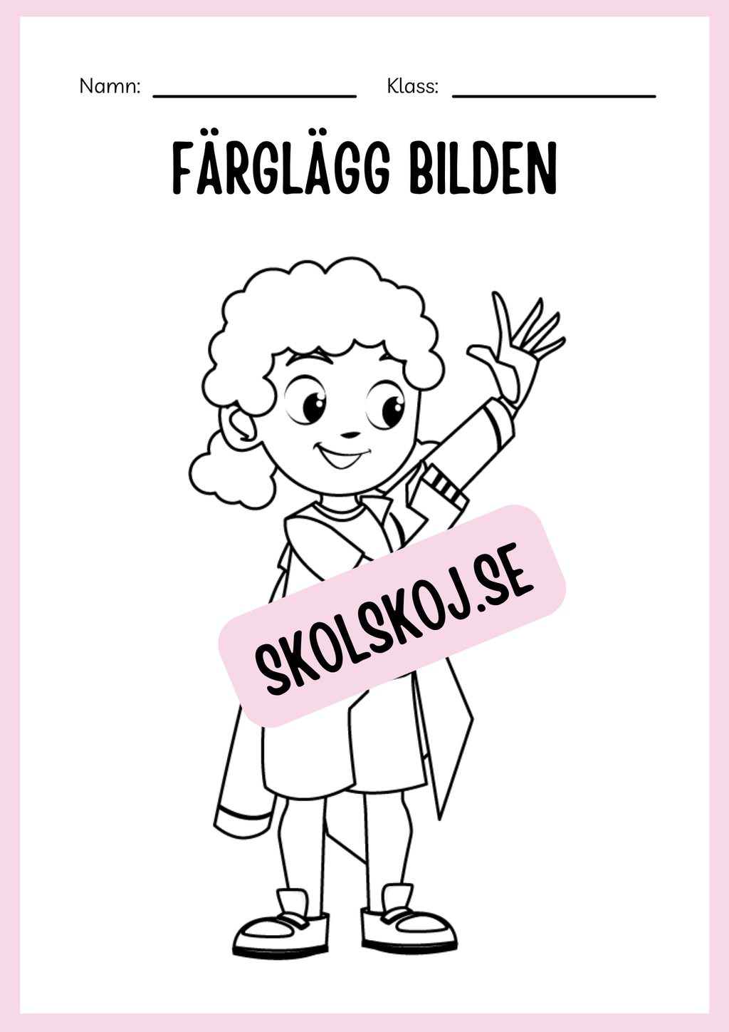 Jag lär mig skriva - Tema personlig hygien (24 sidor)